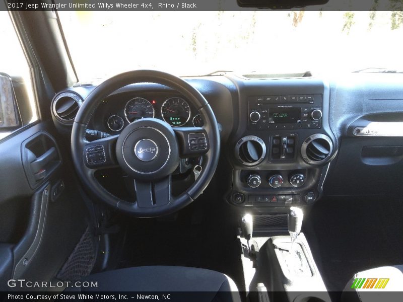 Rhino / Black 2017 Jeep Wrangler Unlimited Willys Wheeler 4x4