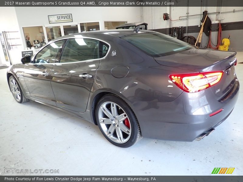 Grigio Maratea (Dark Grey Metallic) / Cuoio 2017 Maserati Quattroporte S GrandLusso Q4 AWD