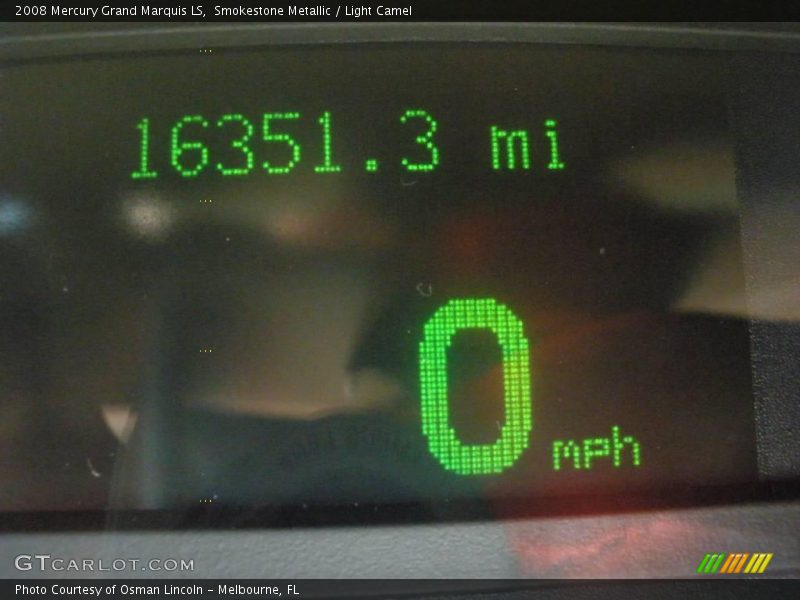 Smokestone Metallic / Light Camel 2008 Mercury Grand Marquis LS