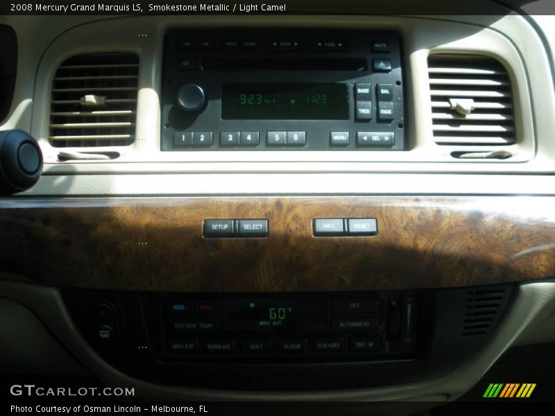 Smokestone Metallic / Light Camel 2008 Mercury Grand Marquis LS
