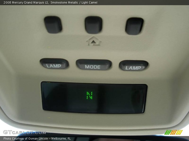 Smokestone Metallic / Light Camel 2008 Mercury Grand Marquis LS