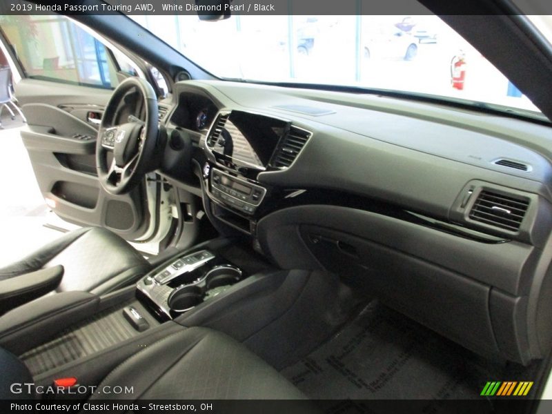White Diamond Pearl / Black 2019 Honda Passport Touring AWD