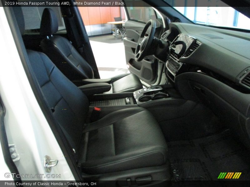 White Diamond Pearl / Black 2019 Honda Passport Touring AWD