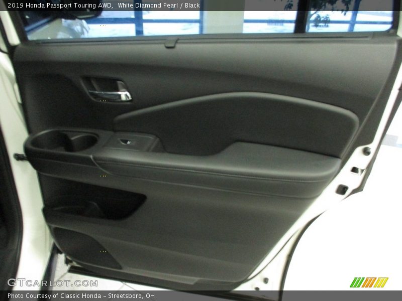 White Diamond Pearl / Black 2019 Honda Passport Touring AWD