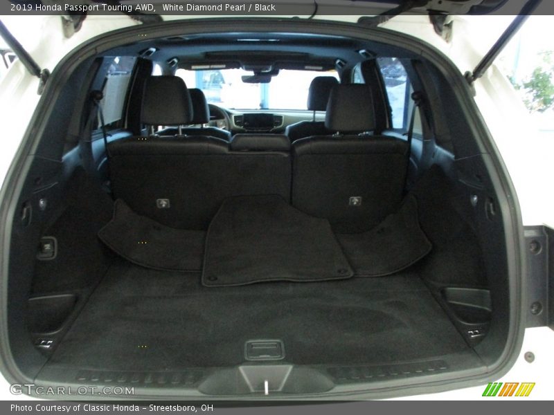 White Diamond Pearl / Black 2019 Honda Passport Touring AWD