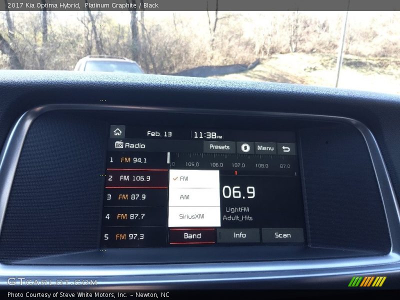 Platinum Graphite / Black 2017 Kia Optima Hybrid