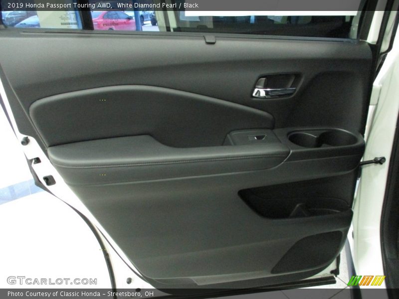 White Diamond Pearl / Black 2019 Honda Passport Touring AWD