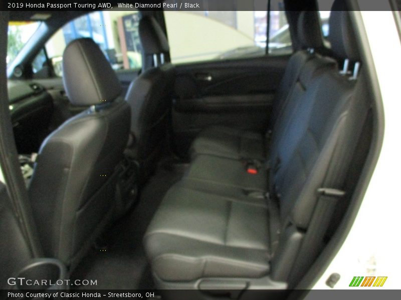 White Diamond Pearl / Black 2019 Honda Passport Touring AWD