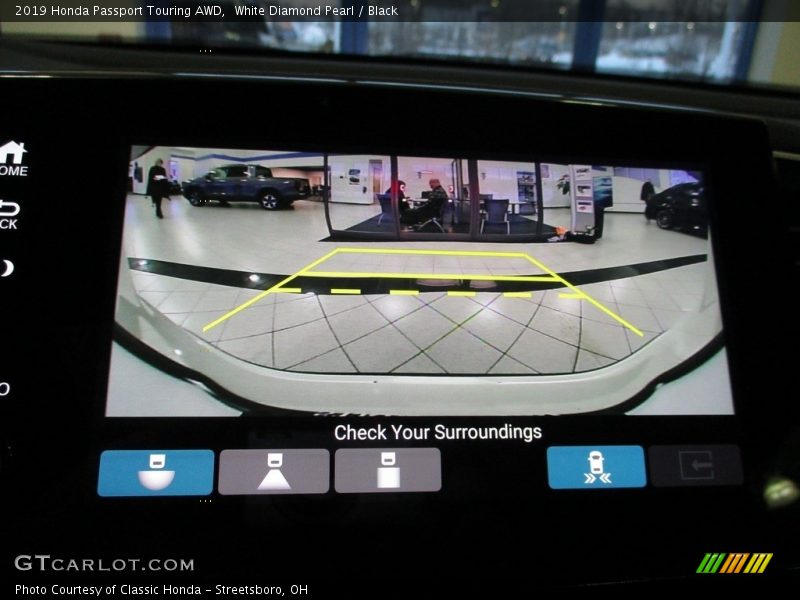 White Diamond Pearl / Black 2019 Honda Passport Touring AWD