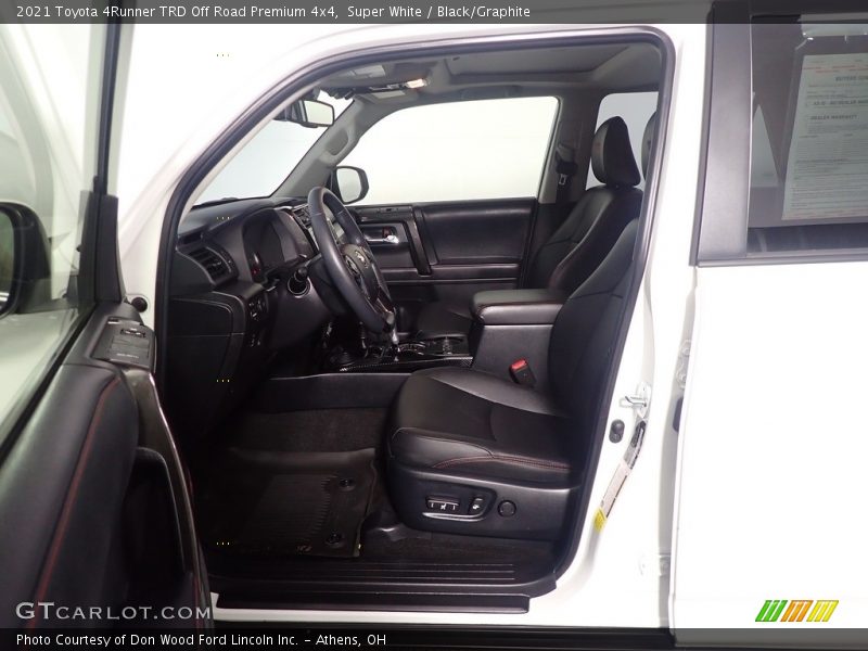Front Seat of 2021 4Runner TRD Off Road Premium 4x4