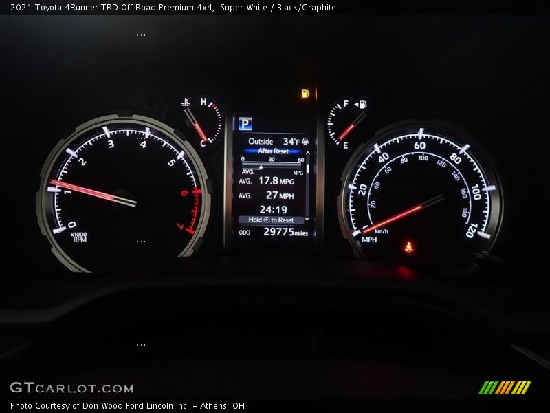  2021 4Runner TRD Off Road Premium 4x4 TRD Off Road Premium 4x4 Gauges
