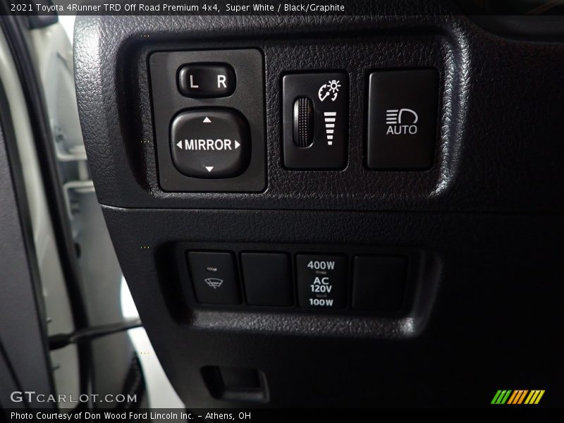Controls of 2021 4Runner TRD Off Road Premium 4x4