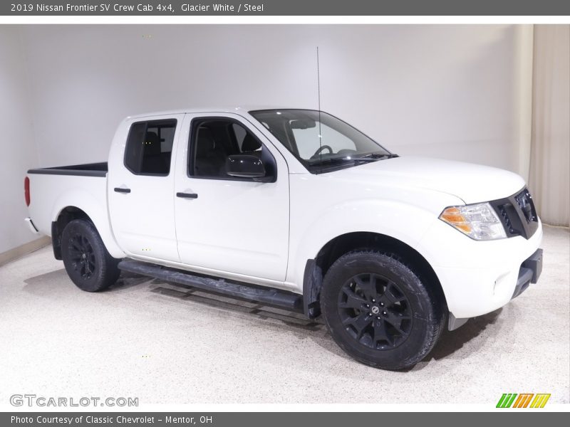 Glacier White / Steel 2019 Nissan Frontier SV Crew Cab 4x4