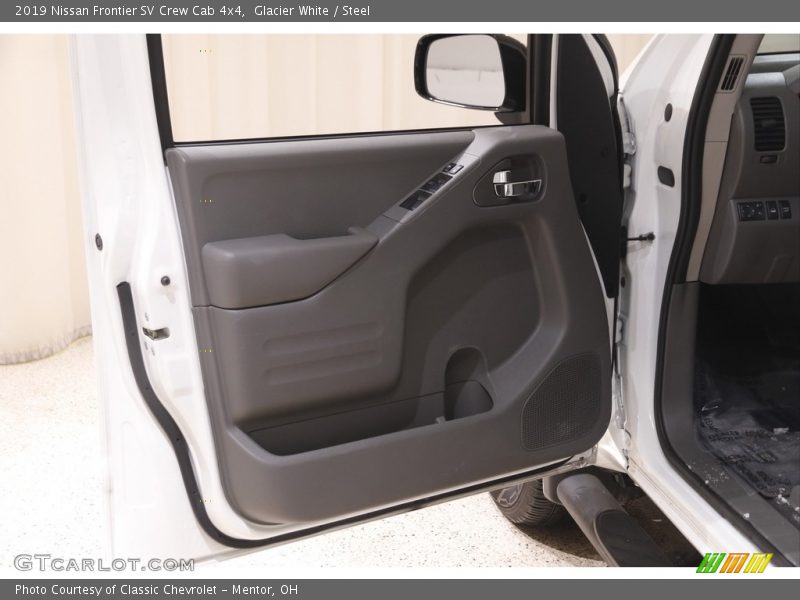 Glacier White / Steel 2019 Nissan Frontier SV Crew Cab 4x4