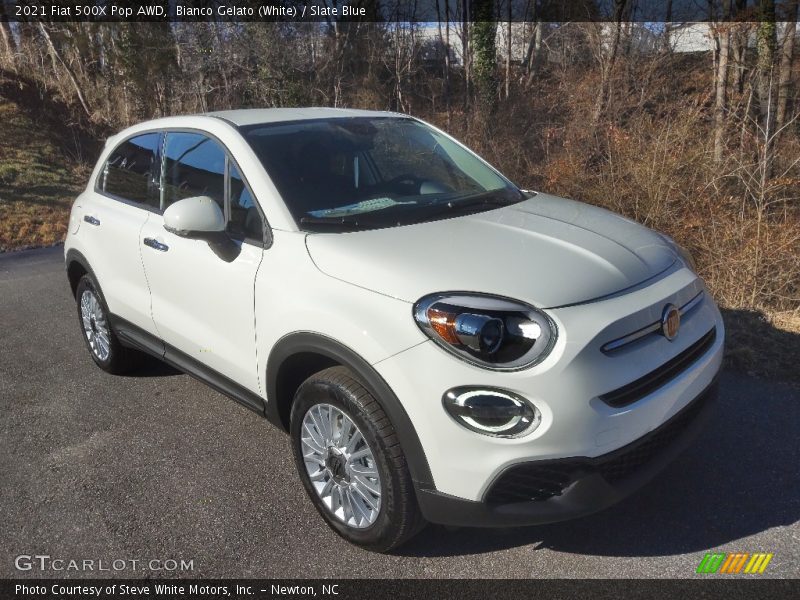 Front 3/4 View of 2021 500X Pop AWD