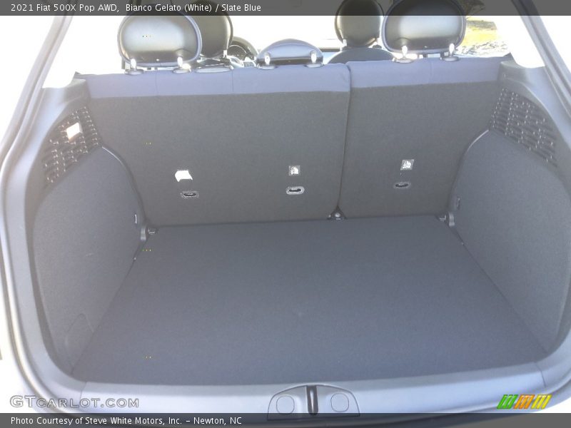 Bianco Gelato (White) / Slate Blue 2021 Fiat 500X Pop AWD