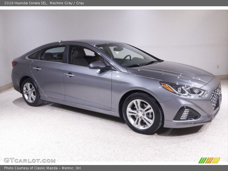 Machine Gray / Gray 2019 Hyundai Sonata SEL