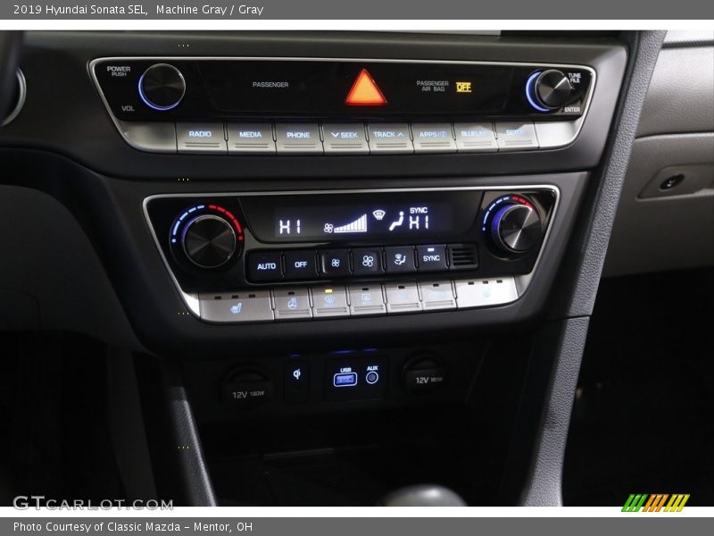 Machine Gray / Gray 2019 Hyundai Sonata SEL