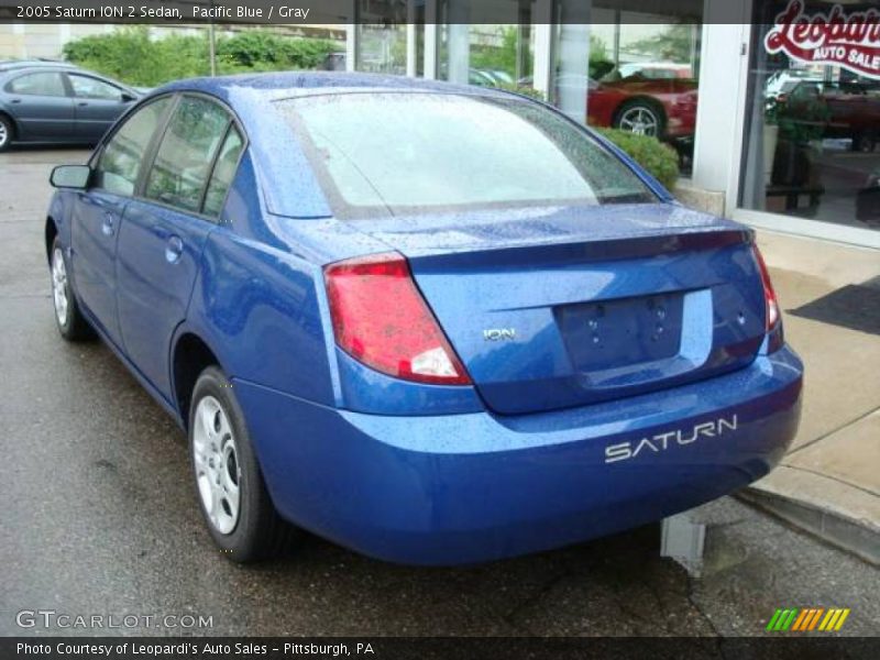 Pacific Blue / Gray 2005 Saturn ION 2 Sedan