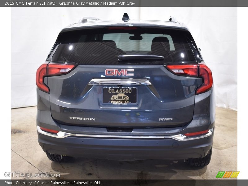 Graphite Gray Metallic / Medium Ash Gray 2019 GMC Terrain SLT AWD