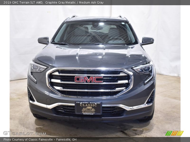 Graphite Gray Metallic / Medium Ash Gray 2019 GMC Terrain SLT AWD