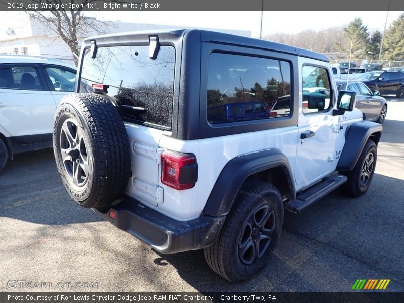 Bright White / Black 2019 Jeep Wrangler Sport 4x4