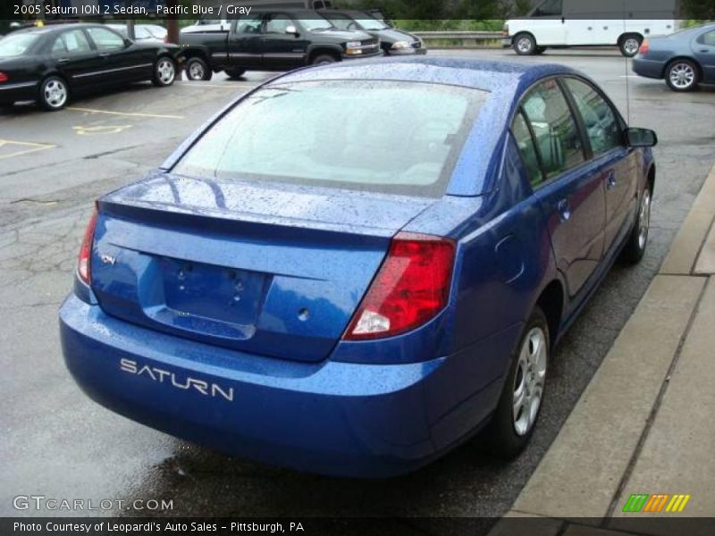 Pacific Blue / Gray 2005 Saturn ION 2 Sedan