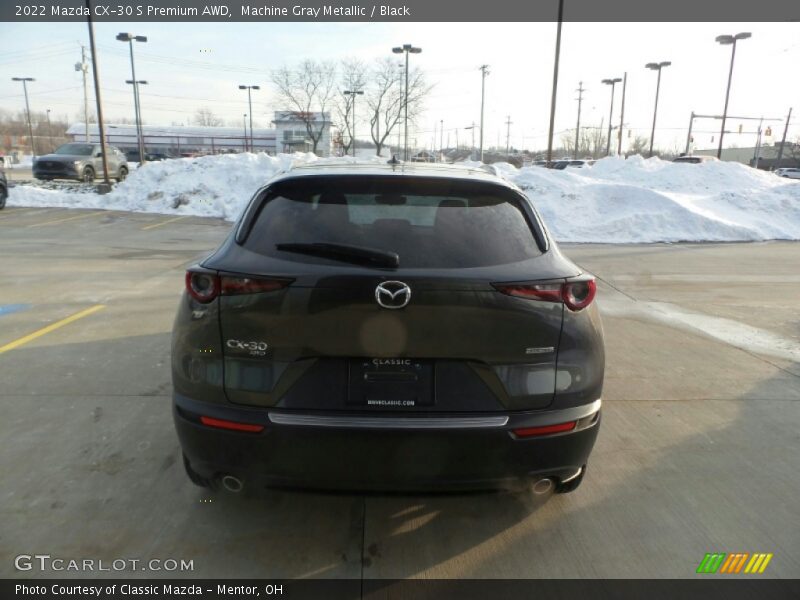Machine Gray Metallic / Black 2022 Mazda CX-30 S Premium AWD