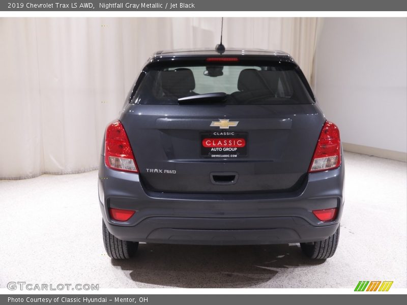 Nightfall Gray Metallic / Jet Black 2019 Chevrolet Trax LS AWD