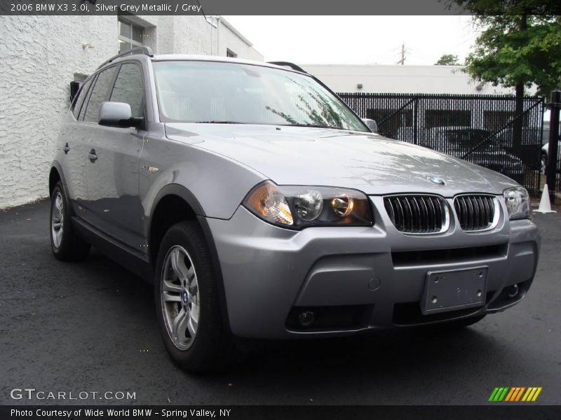 Silver Grey Metallic / Grey 2006 BMW X3 3.0i