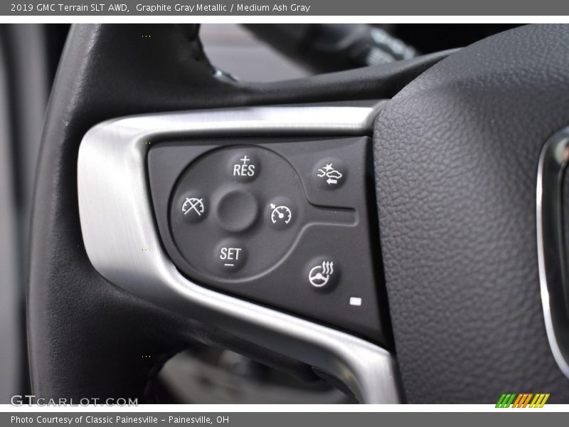 Graphite Gray Metallic / Medium Ash Gray 2019 GMC Terrain SLT AWD