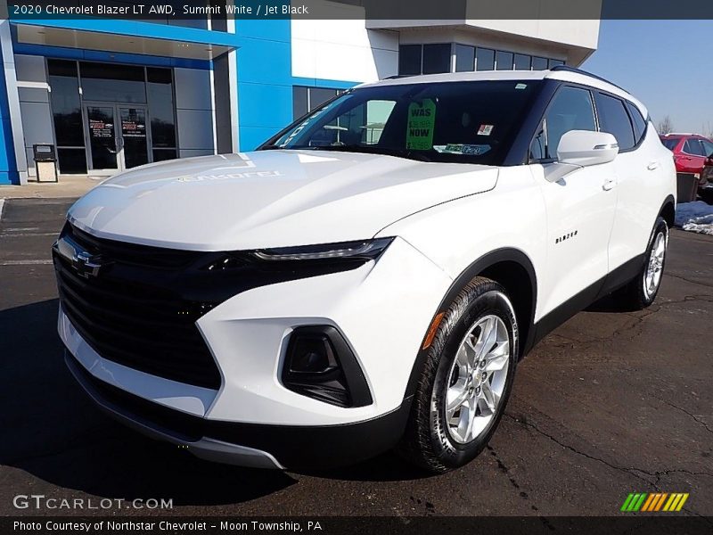 Summit White / Jet Black 2020 Chevrolet Blazer LT AWD