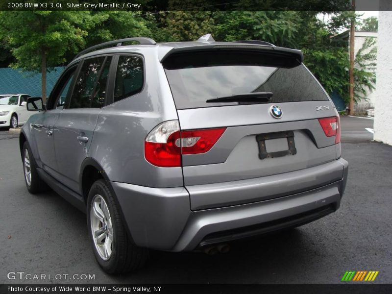 Silver Grey Metallic / Grey 2006 BMW X3 3.0i