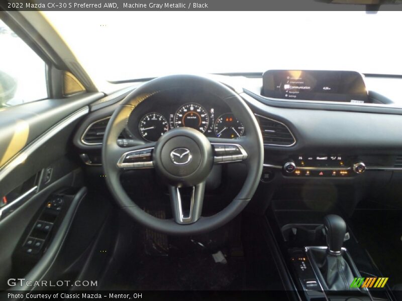 Machine Gray Metallic / Black 2022 Mazda CX-30 S Preferred AWD