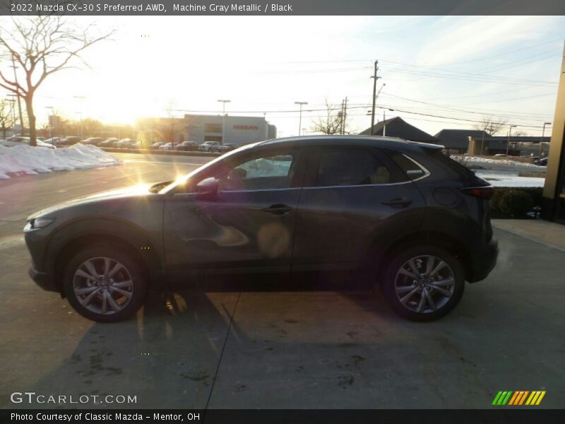 Machine Gray Metallic / Black 2022 Mazda CX-30 S Preferred AWD