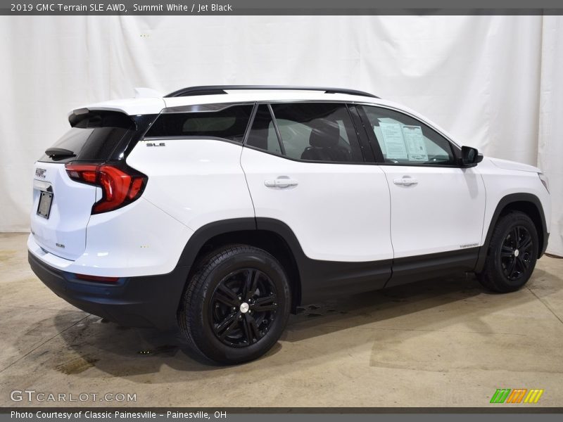 Summit White / Jet Black 2019 GMC Terrain SLE AWD