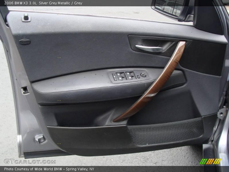 Silver Grey Metallic / Grey 2006 BMW X3 3.0i