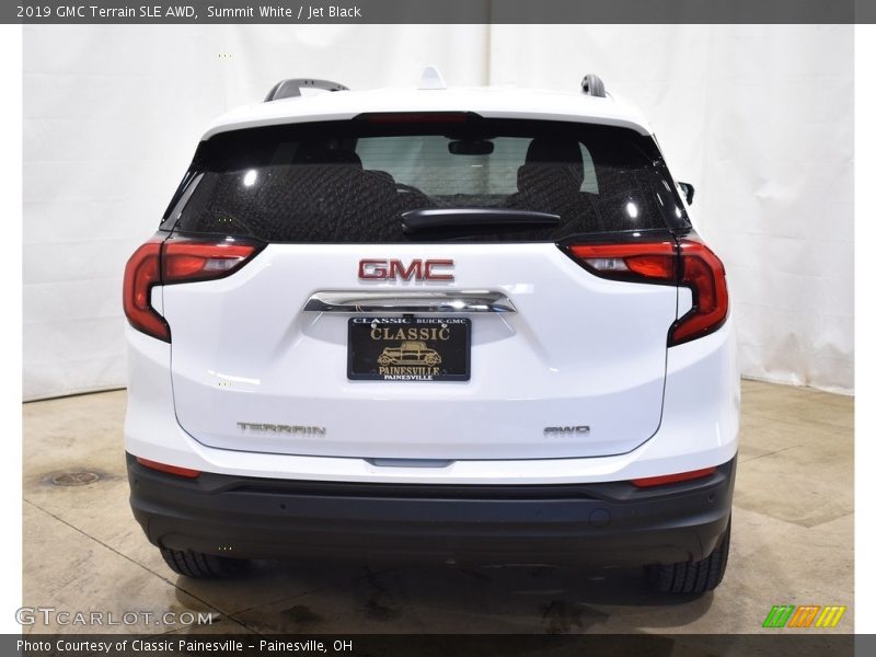 Summit White / Jet Black 2019 GMC Terrain SLE AWD