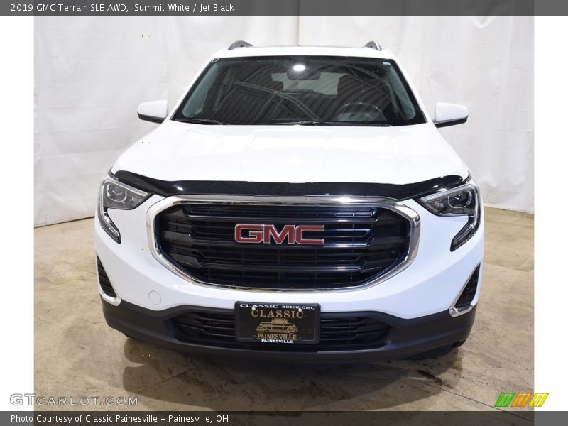 Summit White / Jet Black 2019 GMC Terrain SLE AWD