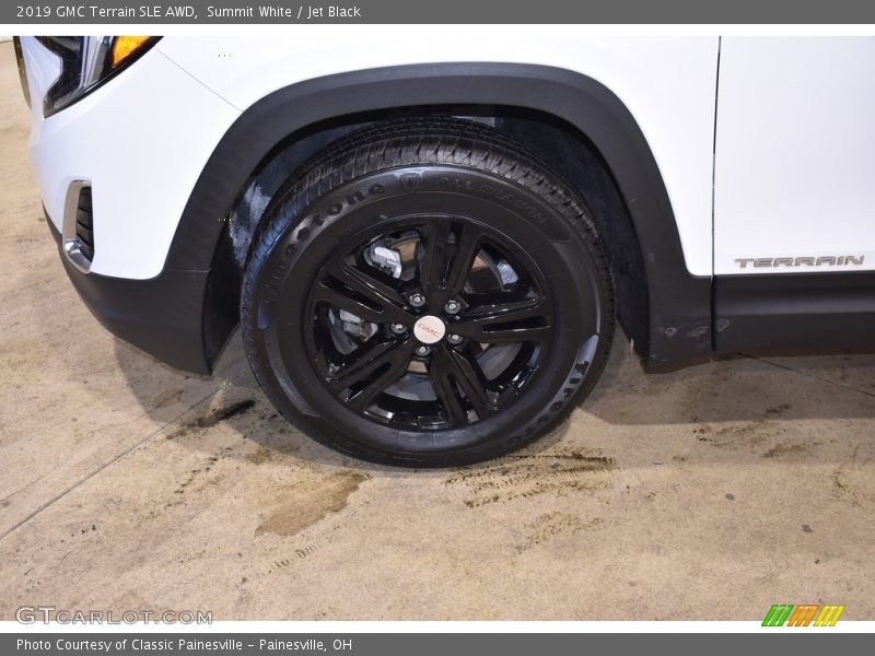 Summit White / Jet Black 2019 GMC Terrain SLE AWD