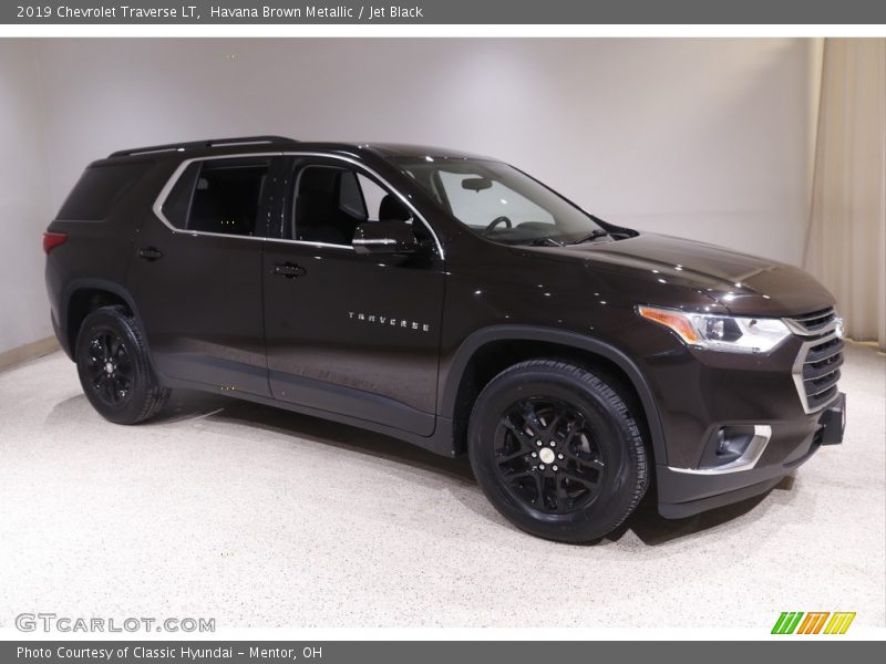 Havana Brown Metallic / Jet Black 2019 Chevrolet Traverse LT