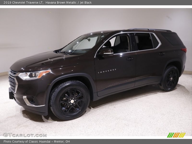 Havana Brown Metallic / Jet Black 2019 Chevrolet Traverse LT