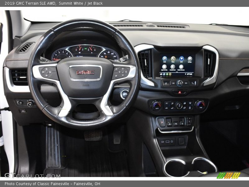 Summit White / Jet Black 2019 GMC Terrain SLE AWD