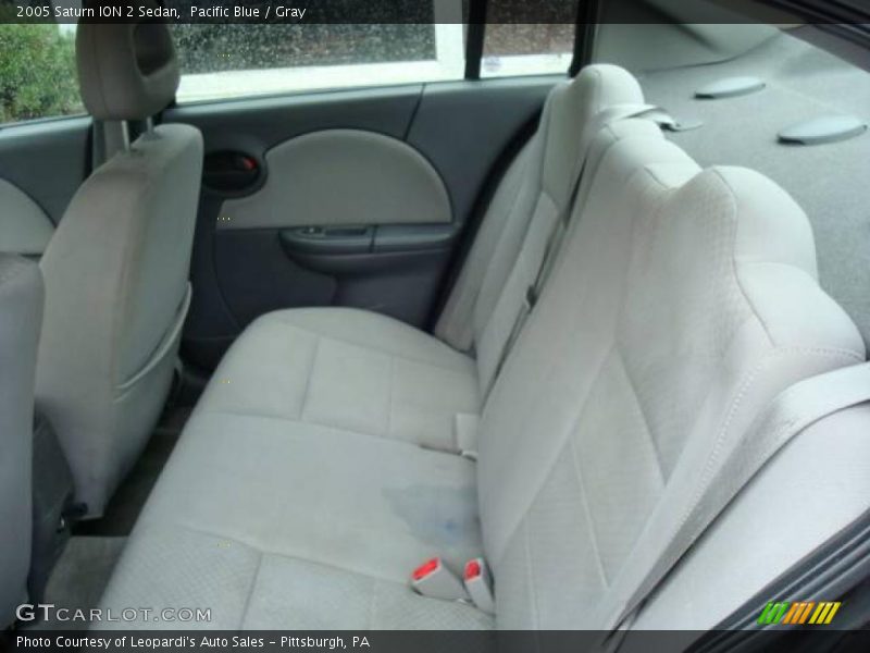 Pacific Blue / Gray 2005 Saturn ION 2 Sedan