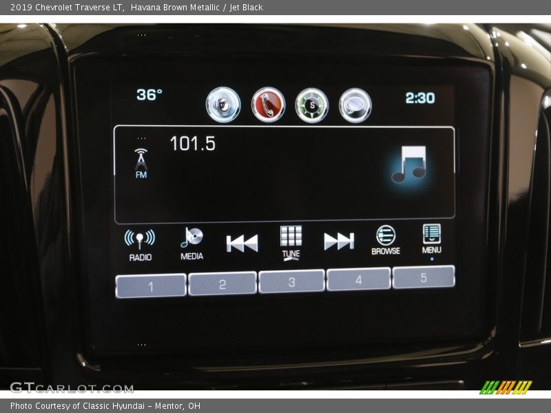 Havana Brown Metallic / Jet Black 2019 Chevrolet Traverse LT