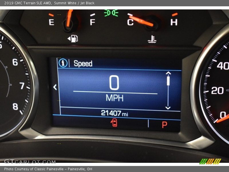 Summit White / Jet Black 2019 GMC Terrain SLE AWD