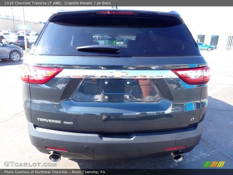 Graphite Metallic / Jet Black 2018 Chevrolet Traverse LT AWD