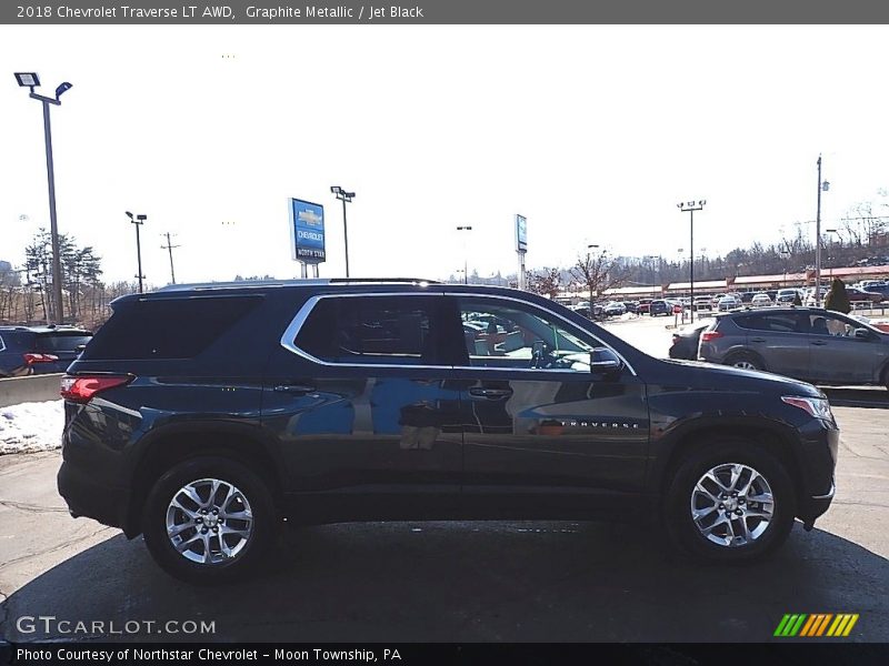 Graphite Metallic / Jet Black 2018 Chevrolet Traverse LT AWD