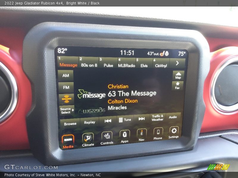 Bright White / Black 2022 Jeep Gladiator Rubicon 4x4