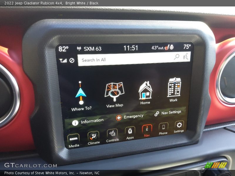 Bright White / Black 2022 Jeep Gladiator Rubicon 4x4